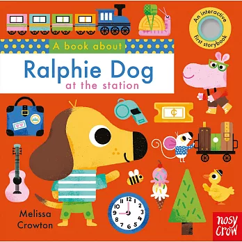 A Book About Ralphie Dog at the Station 幼兒硬頁遊戲書