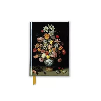 National Gallery - Bosschaert: A Still Life of Flowers (Foiled Pocket Journal)