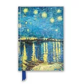 Vincent Van Gogh: Starry Night Over the Rhône (Foiled Blank Journal)