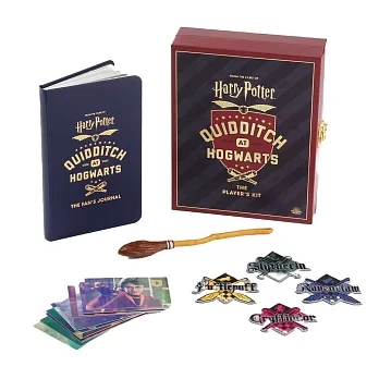 哈利波特：魁地奇主題珍藏套組（內含火閃電掃帚筆、學院隊徽繡片、明星球員閃卡、魁地奇筆記本）Harry Potter Quidditch at Hogwarts: The Player’s Kit