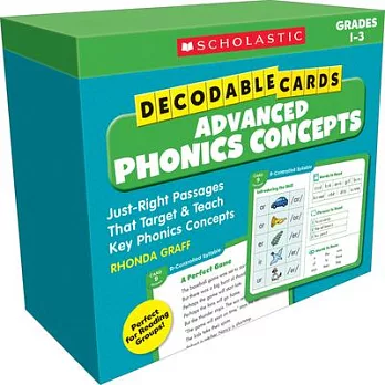 Decodable Cards: Advanced Phonics Concepts: Just-Right Passages That Target & Teach Key Phonics Concepts