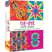 Tie-Dye Note Cards: 16 Different Blank Cards & Envelopes