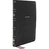Nkjv, Reference Bible, Super Giant Print, Leathersoft, Black, Thumb Indexed, Red Letter Edition, Comfort Print: Holy Bible, New King James Version