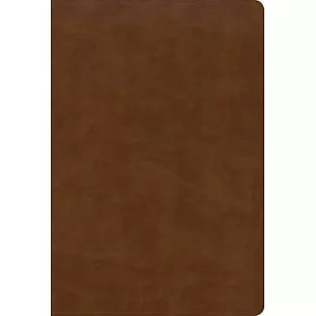 KJV Large Print Ultrathin Reference Bible, British Tan Leathertouch, Black Letter Edition
