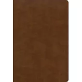 KJV Large Print Ultrathin Reference Bible, British Tan Leathertouch, Black-Letter Edition, Indexed