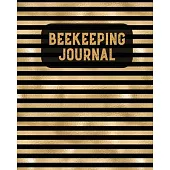 Beekeeping Journal: Beekeepers Inspection Notebook, Track & Log Bee Hive, Honey Bee Record Keeping Book, Beekeeper Logbook Gift