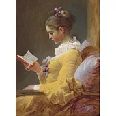 A Young Girl Reading Notebook