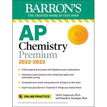 AP Chemistry Premium: With 6 Practice Tests