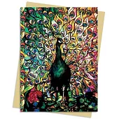 Louis Comfort Tiffany: Displaying Peacock Greeting Card: Pack of 6