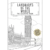 Landmarks Of The World: The Coloring Book: Color In 30 Hand-Drawn Landmarks From All Over The World