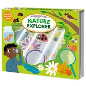 硬頁拼圖遊戲書：自然探險家(24*28公分大尺寸。學齡前)Let’s Pretend Nature Explorer