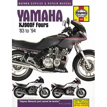 Yamaha Xj900f Fours ’’83 to ’’94: Xj900f 853cc ’’83-84 * Xj900f 891cc ’’85-94
