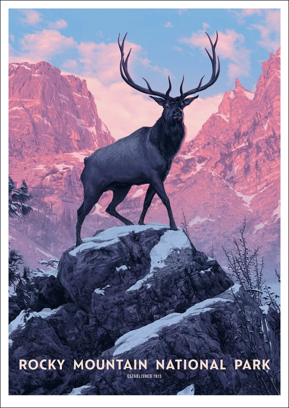 National Parks Postcards 100 Illustrations That Celebrate America's Natural Wonders 