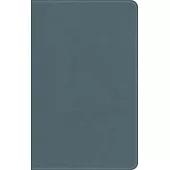 CSB On-The-Go Bible, Personal Size, Steel Blue Leathertouch