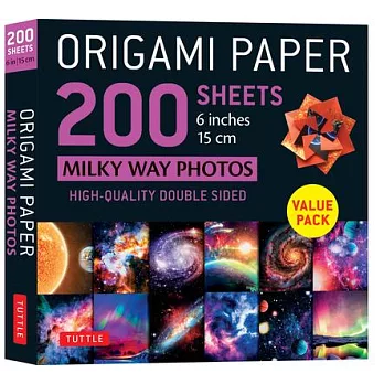 Origami Paper 200 Sheets Milky Way Photos 6 (15 CM)