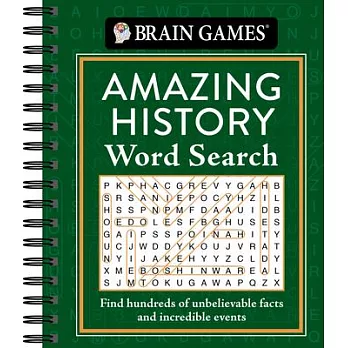 Brain Games - Amazing History Word Search: Find Hundreds of Unbelievable Facts and Incredible Events