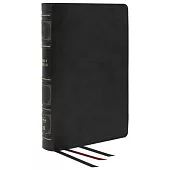 Nkjv, Reference Bible, Classic Verse-By-Verse, Center-Column, Genuine Leather, Black, Thumb Indexed, Red Letter, Comfort Print: Holy Bible, New King J