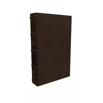 Kjv, Large Print Verse-By-Verse Reference Bible, MacLaren Series, Genuine Leather, Brown, Comfort Print: Holy Bible, King James Version