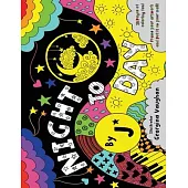 NIGHT TO DAY colouring book