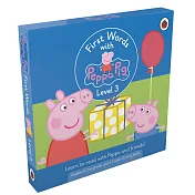 First Words with Peppa Level 3 Pack (4 storybooks + 4 sticker activity books)