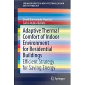 Adaptive Thermal Comfort of Indoor Environment for Residential Buildings: Efficient Strategy for Saving Energy