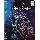 Study Planner: Undated daily organizer for every student: record everything at your own pace and gain total control of your academic