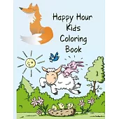Happy Hour Kids Coloring Book: Coloring Book for Robots, Number 1-10, Circus, Children and Mermaids for Kids