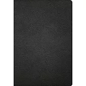 NASB Super Giant Print Reference Bible, Black Genuine Leather, Indexed