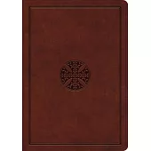 ESV Journaling Bible, Interleaved Edition (Trutone, Mahogany, Mosaic Cross Design)