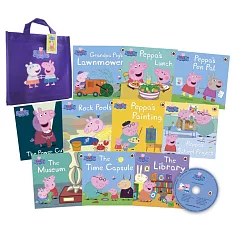 Peppa Purple Bag (10 Books+CD)