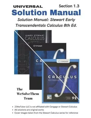 Solution Manual: Stewart Early Transcendentals Calculus 8th Ed.: Chapter 1 - Section 3