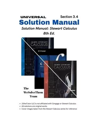 Solution Manual: Stewart Calculus 8th Ed.: Chapter 3 - Section 4