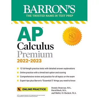 AP Calculus Premium: With 12 Practice Tests