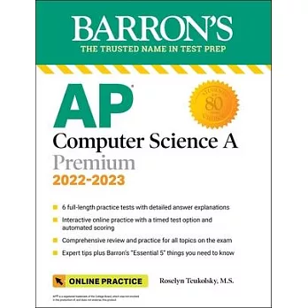 AP Computer Science a Premium: With 6 Practice Tests