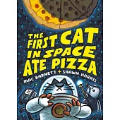 The First Cat in Space Ate Pizza精裝漫畫(7歲以上適讀)