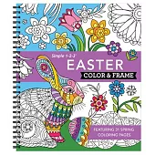 Color & Frame - Easter (Adult Coloring Book)