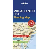 Lonely Planet Mid-Atlantic USA Planning Map