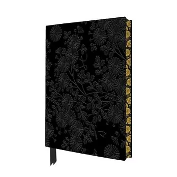 Uematsu Hobi: Box Decorated with Chrysanthemums Artisan Art Notebook (Flame Tree Journals)
