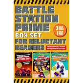 The Unofficial Battle Station Prime Box Set for Reluctant Readers: High-Interest, Illustrated Graphic Novels for Minecrafters