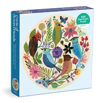 Circle of Avian Friends 1000 Piece Round Puzzle