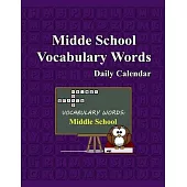 Whimsy Word Search, Middle School Vocabulary Words - Daily Calendar