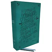 Nkjv, Thinline Bible, Verse Art Cover Collection, Leathersoft, Teal, Red Letter, Comfort Print: Holy Bible, New King James Version