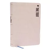 Net, the Text Bible, Leathersoft, Stone, Comfort Print: Uncover the Message Between God, Humanity, and You