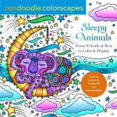 Zendoodle Colorscapes: Sleepy Animals: Furry Friends at Rest to Color & Display