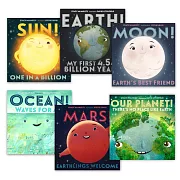 《探索宇宙：星球好朋友》科普繪本套書（6冊）