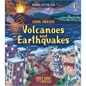 互動機關遊戲書：火山與地震（6歲以上）Look Inside Volcanoes and Earthquakes