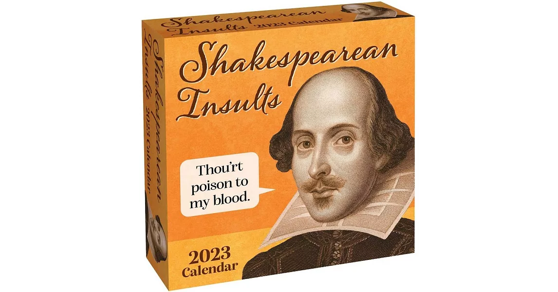 Shakespearean Insults 2023 Day-To-Day Calendar | 拾書所