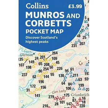 Munros and Corbetts Pocket Map: Discover Scotland’s Highest Peaks