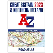Great Britain A-Z Road Atlas 2023 (A3 Paperback)