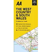 Road Map Britain: The West Country & South Wales
